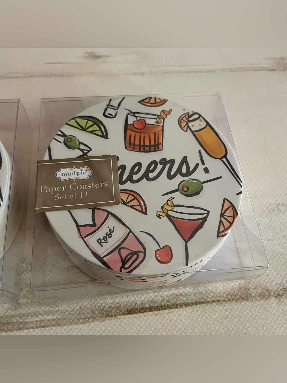 Mud Pie & Vintage Corelle Coasters Resellers Lot Bar Accessories - Picture 3 of 10